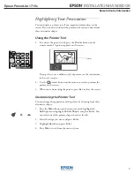 Предварительный просмотр 7 страницы Epson 1715C - PowerLite XGA LCD Projector Installation Handbook