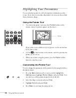 Предварительный просмотр 36 страницы Epson 1735W - PowerLite WXGA LCD Projector User Manual