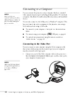 Предварительный просмотр 40 страницы Epson 1735W - PowerLite WXGA LCD Projector User Manual