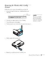 Предварительный просмотр 89 страницы Epson 1735W - PowerLite WXGA LCD Projector User Manual