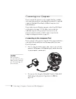 Preview for 38 page of Epson 1815p - PowerLite XGA LCD Projector User Manual