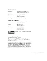 Preview for 189 page of Epson 1815p - PowerLite XGA LCD Projector User Manual