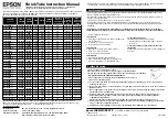 Preview for 1 page of Epson 203STBWPX-90 Instruction Manual