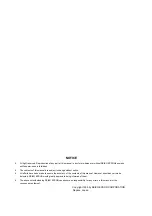 Preview for 2 page of Epson 2070 - LQ B/W Dot-matrix Printer Service Manual