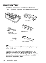 Предварительный просмотр 21 страницы Epson 2070 - LQ B/W Dot-matrix Printer User Manual