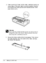 Предварительный просмотр 23 страницы Epson 2070 - LQ B/W Dot-matrix Printer User Manual