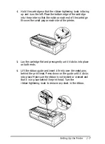 Предварительный просмотр 24 страницы Epson 2070 - LQ B/W Dot-matrix Printer User Manual