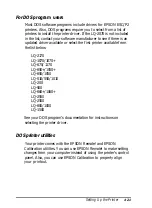 Предварительный просмотр 38 страницы Epson 2070 - LQ B/W Dot-matrix Printer User Manual