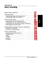 Предварительный просмотр 39 страницы Epson 2070 - LQ B/W Dot-matrix Printer User Manual