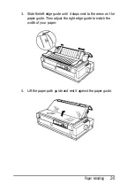 Предварительный просмотр 43 страницы Epson 2070 - LQ B/W Dot-matrix Printer User Manual