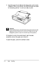 Предварительный просмотр 44 страницы Epson 2070 - LQ B/W Dot-matrix Printer User Manual