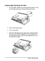 Предварительный просмотр 45 страницы Epson 2070 - LQ B/W Dot-matrix Printer User Manual