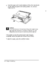 Предварительный просмотр 46 страницы Epson 2070 - LQ B/W Dot-matrix Printer User Manual