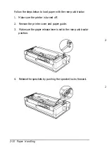 Предварительный просмотр 48 страницы Epson 2070 - LQ B/W Dot-matrix Printer User Manual