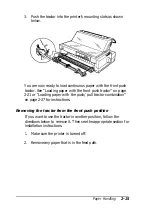 Предварительный просмотр 53 страницы Epson 2070 - LQ B/W Dot-matrix Printer User Manual