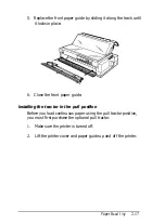 Предварительный просмотр 55 страницы Epson 2070 - LQ B/W Dot-matrix Printer User Manual