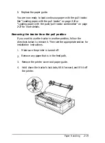 Предварительный просмотр 57 страницы Epson 2070 - LQ B/W Dot-matrix Printer User Manual