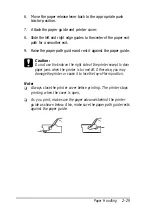 Предварительный просмотр 67 страницы Epson 2070 - LQ B/W Dot-matrix Printer User Manual