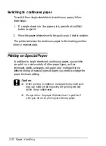 Предварительный просмотр 70 страницы Epson 2070 - LQ B/W Dot-matrix Printer User Manual