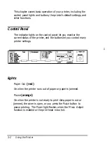 Предварительный просмотр 76 страницы Epson 2070 - LQ B/W Dot-matrix Printer User Manual