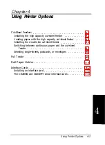 Предварительный просмотр 93 страницы Epson 2070 - LQ B/W Dot-matrix Printer User Manual