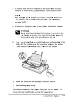 Предварительный просмотр 95 страницы Epson 2070 - LQ B/W Dot-matrix Printer User Manual