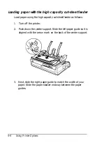 Предварительный просмотр 96 страницы Epson 2070 - LQ B/W Dot-matrix Printer User Manual