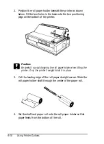 Предварительный просмотр 102 страницы Epson 2070 - LQ B/W Dot-matrix Printer User Manual