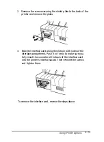 Предварительный просмотр 105 страницы Epson 2070 - LQ B/W Dot-matrix Printer User Manual