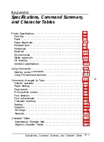 Предварительный просмотр 122 страницы Epson 2070 - LQ B/W Dot-matrix Printer User Manual