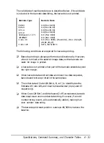 Предварительный просмотр 152 страницы Epson 2070 - LQ B/W Dot-matrix Printer User Manual