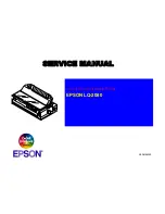 Preview for 1 page of Epson 2080 - LQ B/W Dot-matrix Printer Service Manual