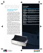 Preview for 1 page of Epson 2080 - LQ B/W Dot-matrix Printer Specifications