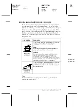 Preview for 19 page of Epson 2080 - LQ B/W Dot-matrix Printer User Manual