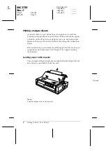 Preview for 20 page of Epson 2080 - LQ B/W Dot-matrix Printer User Manual