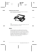 Preview for 21 page of Epson 2080 - LQ B/W Dot-matrix Printer User Manual