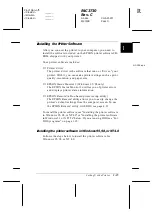 Preview for 41 page of Epson 2080 - LQ B/W Dot-matrix Printer User Manual