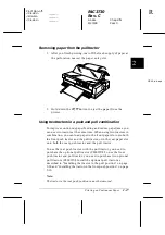 Preview for 71 page of Epson 2080 - LQ B/W Dot-matrix Printer User Manual