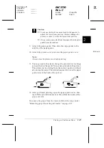 Preview for 73 page of Epson 2080 - LQ B/W Dot-matrix Printer User Manual