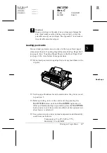 Preview for 93 page of Epson 2080 - LQ B/W Dot-matrix Printer User Manual