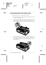 Preview for 94 page of Epson 2080 - LQ B/W Dot-matrix Printer User Manual