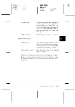 Preview for 109 page of Epson 2080 - LQ B/W Dot-matrix Printer User Manual