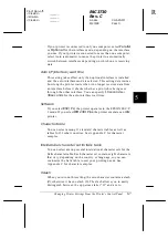 Preview for 127 page of Epson 2080 - LQ B/W Dot-matrix Printer User Manual