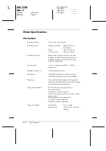 Preview for 186 page of Epson 2080 - LQ B/W Dot-matrix Printer User Manual