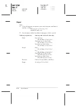 Preview for 190 page of Epson 2080 - LQ B/W Dot-matrix Printer User Manual