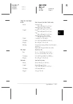 Preview for 191 page of Epson 2080 - LQ B/W Dot-matrix Printer User Manual