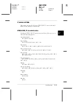 Preview for 197 page of Epson 2080 - LQ B/W Dot-matrix Printer User Manual