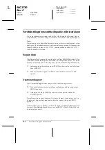 Preview for 218 page of Epson 2080 - LQ B/W Dot-matrix Printer User Manual