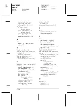 Preview for 234 page of Epson 2080 - LQ B/W Dot-matrix Printer User Manual