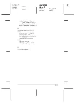 Preview for 237 page of Epson 2080 - LQ B/W Dot-matrix Printer User Manual